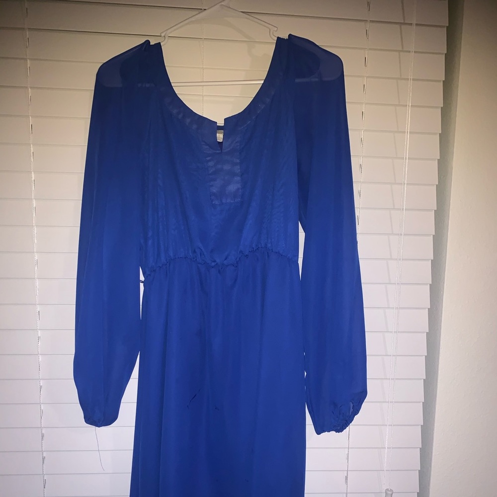 Blue women’s dress